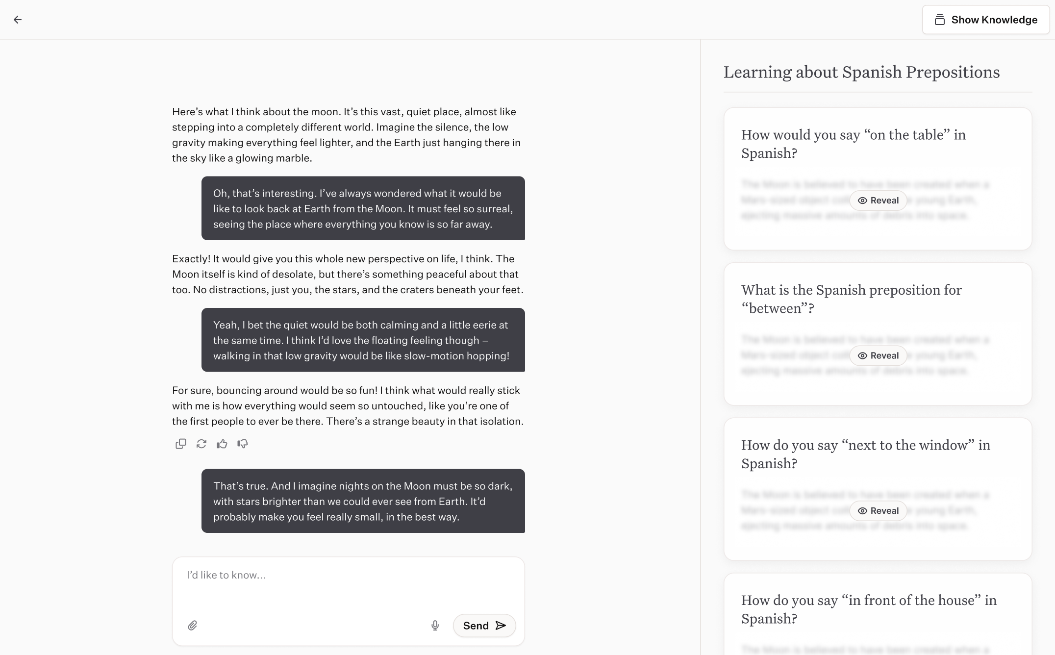 Conversational AI Knowledge Builder
